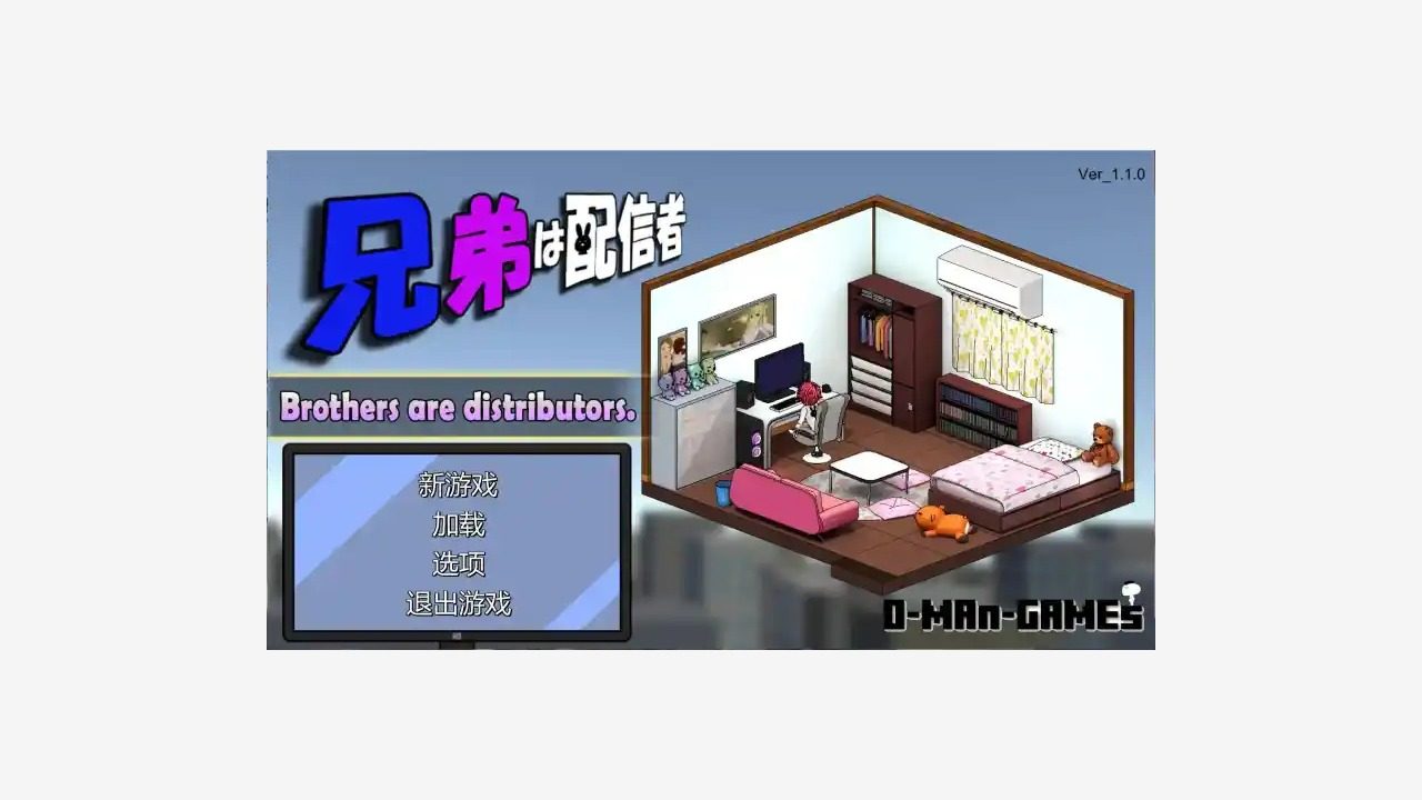 主播兄弟NTR二人 操作界面 场景图